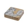 Disney Home Belle Coasters Set of 4