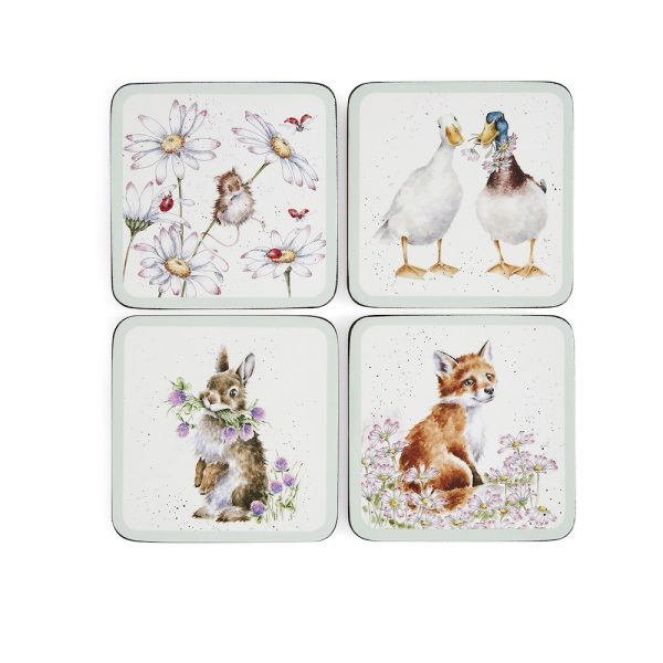 Pimpernel Wrendale Wildflowers Coasters