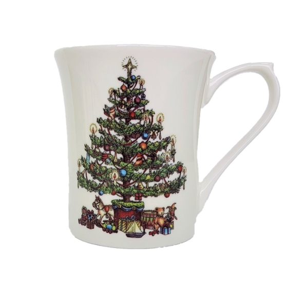 Queens Christmas Royal Mug - Trees