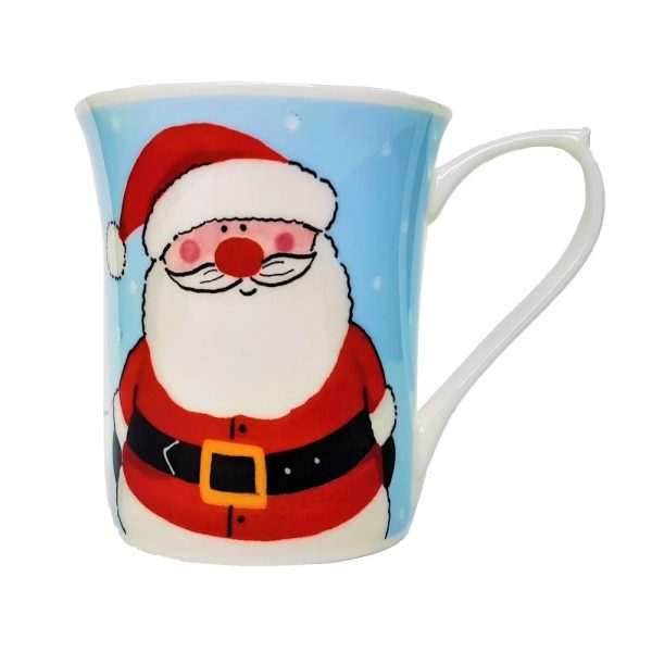 Queens Christmas Royal Mug - Santa