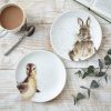 Wrendale Coupe Plates - Rabbit and Duck