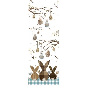 Natural Bunny Table Runner