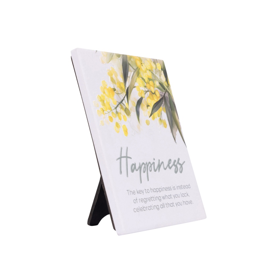 Native Blooms Happiness Verse