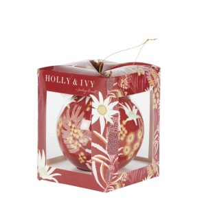 Holly & Ivy Moonlight Flora 7.5cm Artist Bauble