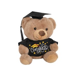 Graduation Teddy Bear Arnold w Congrats Top