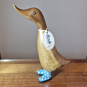 Natural Welly Ducklings Spotted Blue 1