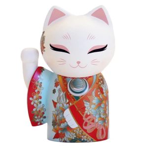 Manekineko Doll Figurine Figure Maneki-Neko Kimono (HOSHI)