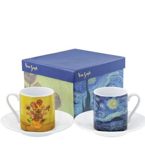 Van Gogh Assorted Cup And Saucer Set Of 2 By Arty