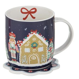 Ladelle Festive Fun - Mug & Coaster Set - Night Sky