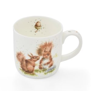 Royal Worcester Wrendale Between Friends Squirrel Mug