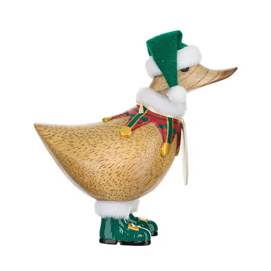 DCUK Traditional Christmas Ducky Tartan Elves Green