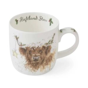 Royal Worcester Wrendale Highland Cow Mug