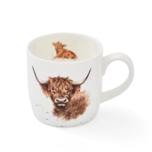 Royal Worcester Wrendale Highland Cow Mug