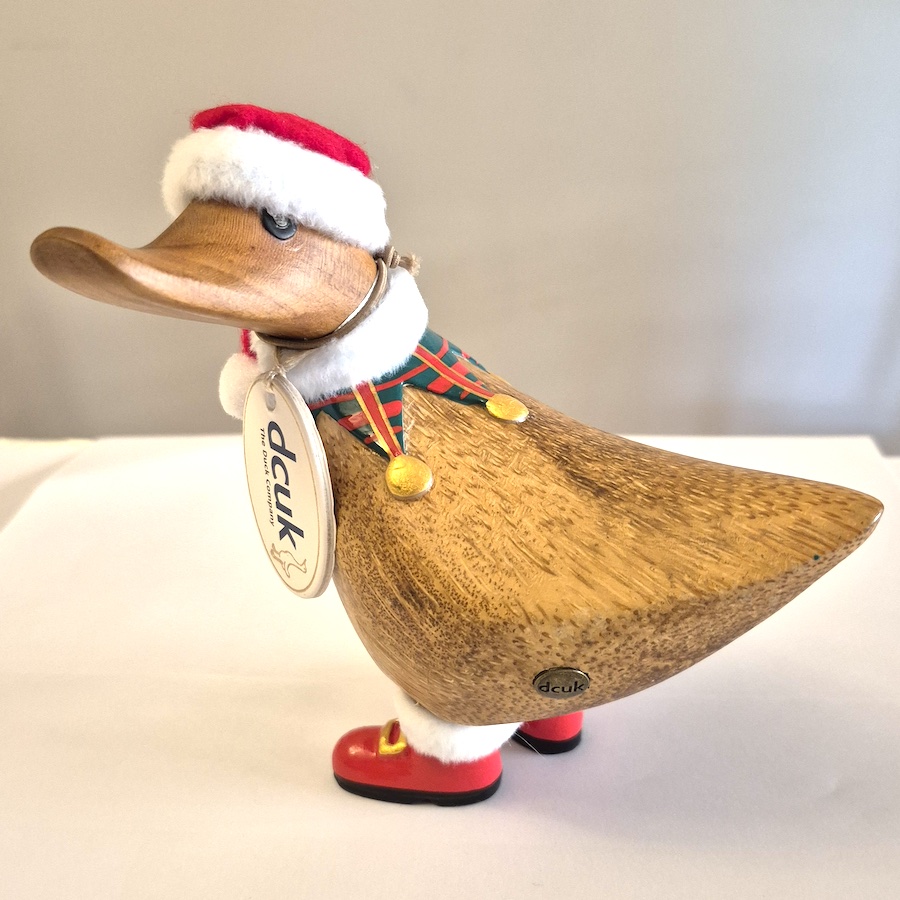 DCUK Traditional Christmas Ducky Tartan Elves Red 1