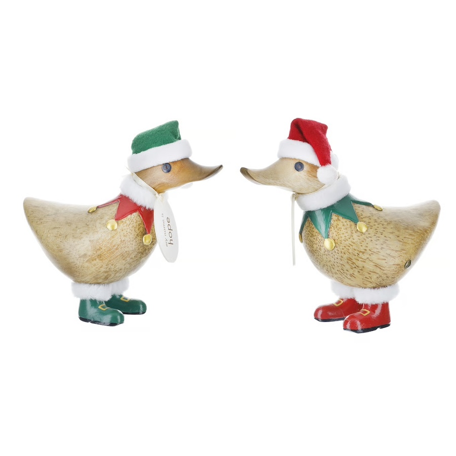 DCUK Traditional Christmas Ducky Tartan Elves Green