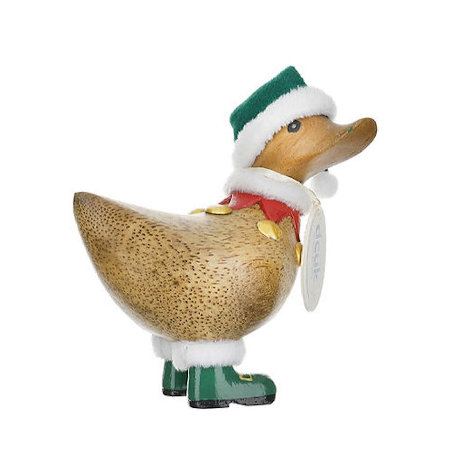 DCUK Traditional Christmas Ducky Tartan Elves Green 1