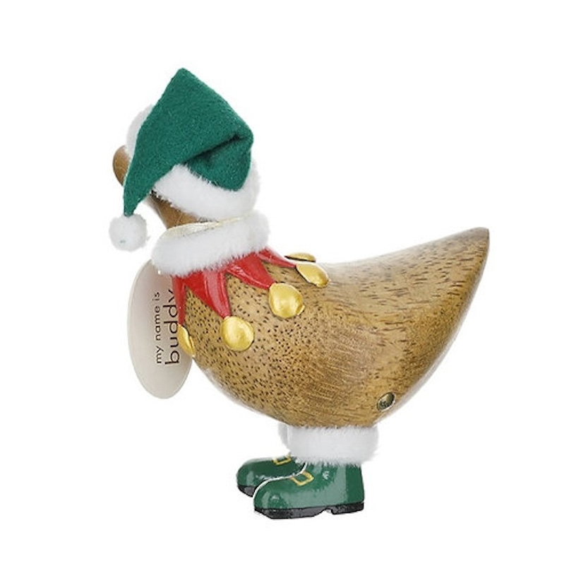 DCUK Traditional Christmas Ducky Tartan Elves Green 1