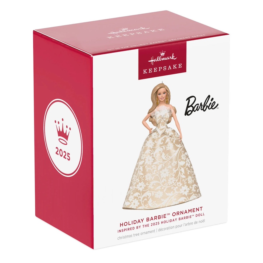 2025 Hallmark Keepsake Ornament - 2025 Holiday Barbie