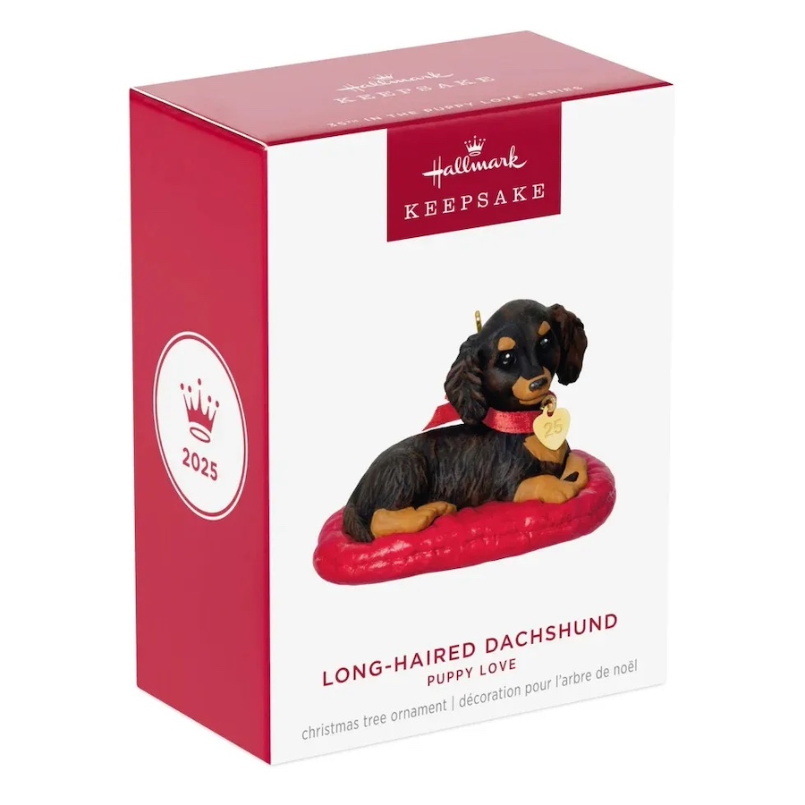 2025 Hallmark Keepsake Ornament - Long Haired Dachshund