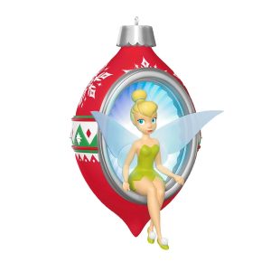 2025 Hallmark Keepsake Ornament - Disney Tinker Bell Trimming the Tree With Tink & Light