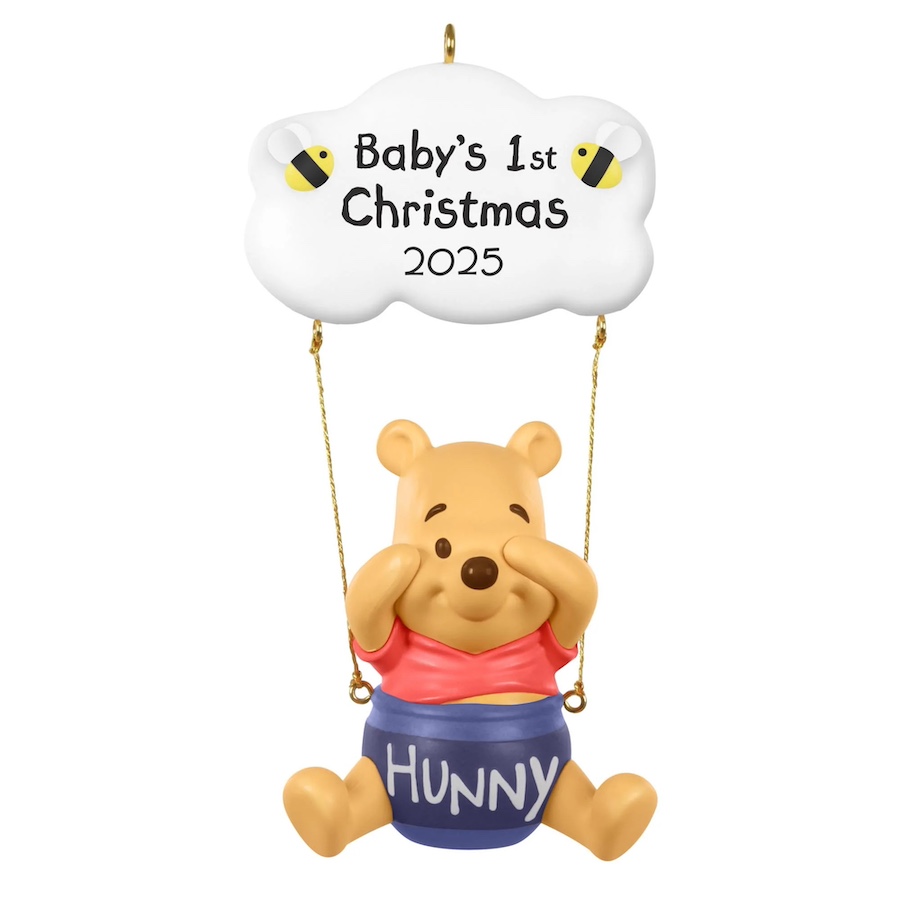 2025 Hallmark Keepsake Ornament - Disney Winnie The Pooh Baby's First Christmas