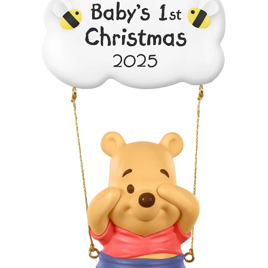 2025 Hallmark Keepsake Ornament - Disney Winnie The Pooh Baby's First Christmas