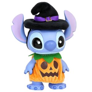 Disney Stitch Pumpkin Outfit Halloween Figurine - 12cm