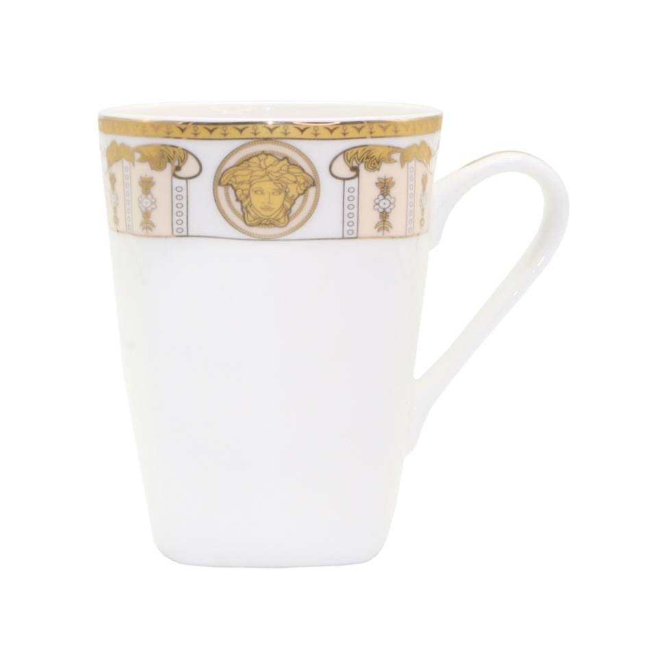 Medusa White And Gold Mug
