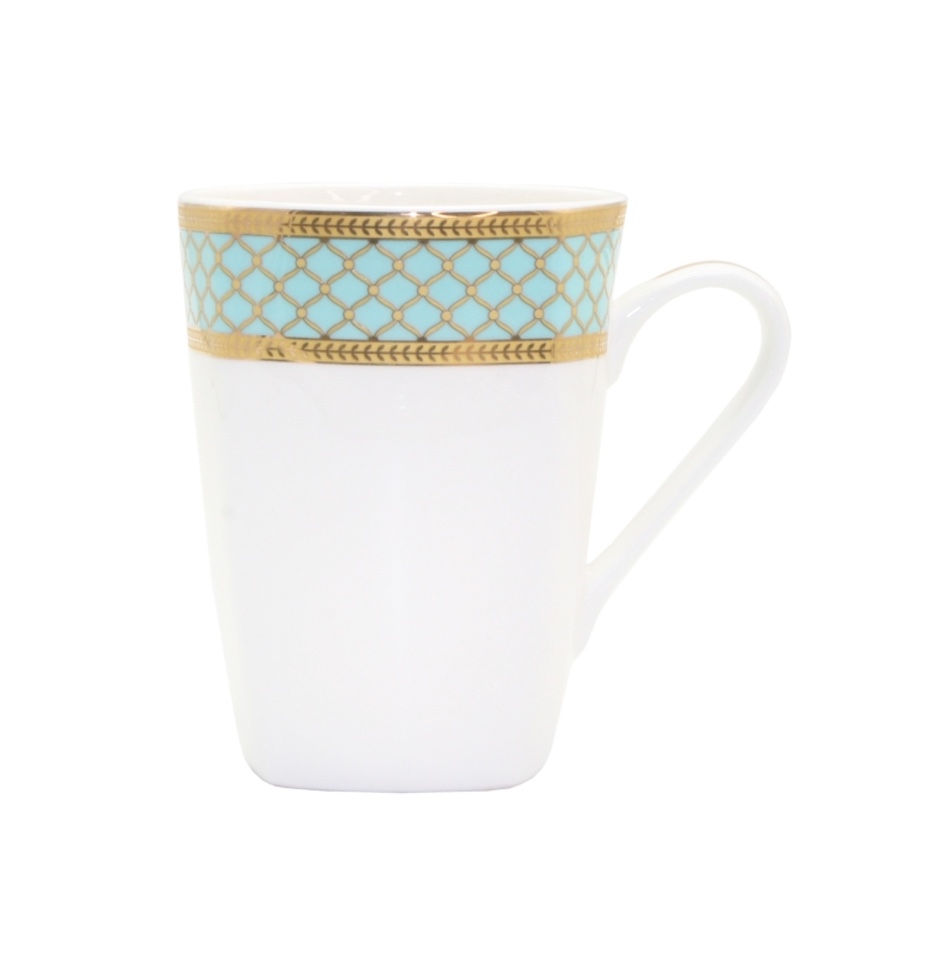 Christiana Trellis Teal Mug