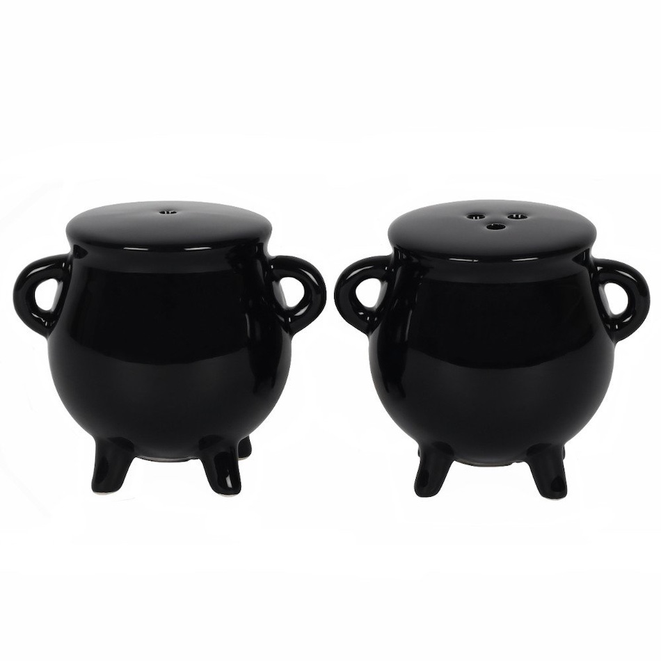 Cauldron Salt and Pepper Cruet Set
