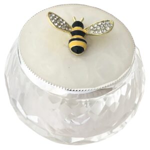 Russell Collection - Glass And Epoxy Bee Jewellery Box