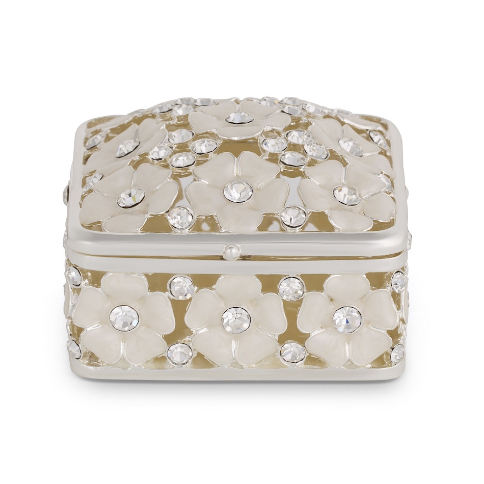 Russell Collection Shasta Daisy Trinket Box
