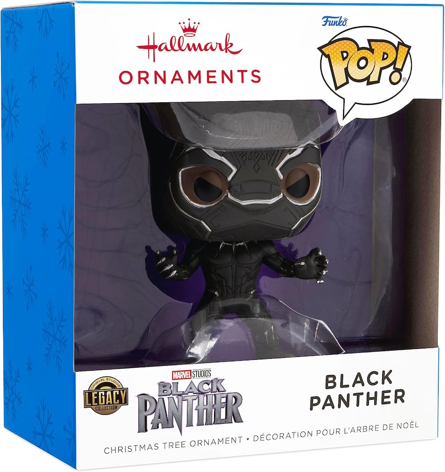 Hallmark Marvel Black Panther Funko POP Christmas Ornament
