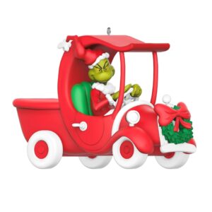 2026 Hallmark Keepsake Ornament - Dr Seuss A Grinchy Sleigh On the Way