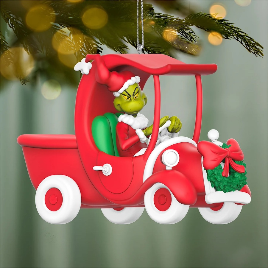 2026 Hallmark Keepsake Ornament - Dr Seuss A Grinchy Sleigh On the Way
