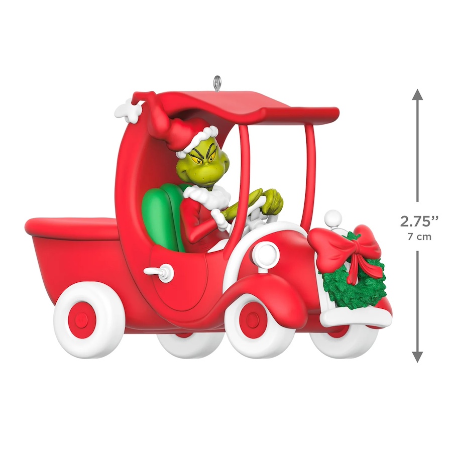 2026 Hallmark Keepsake Ornament - Dr Seuss A Grinchy Sleigh On the Way