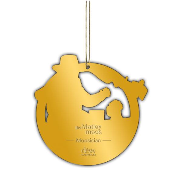 Moosician Motley Moos Cow Ornament