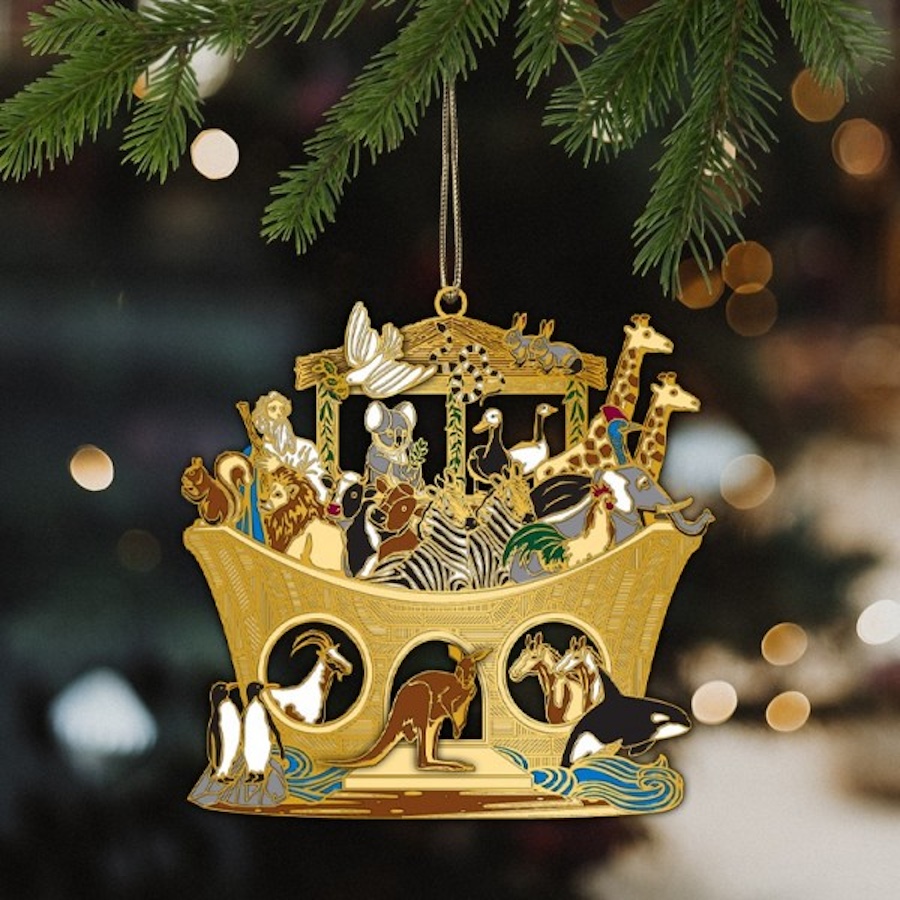 Adornment Xmas Ornament Noahs Ark