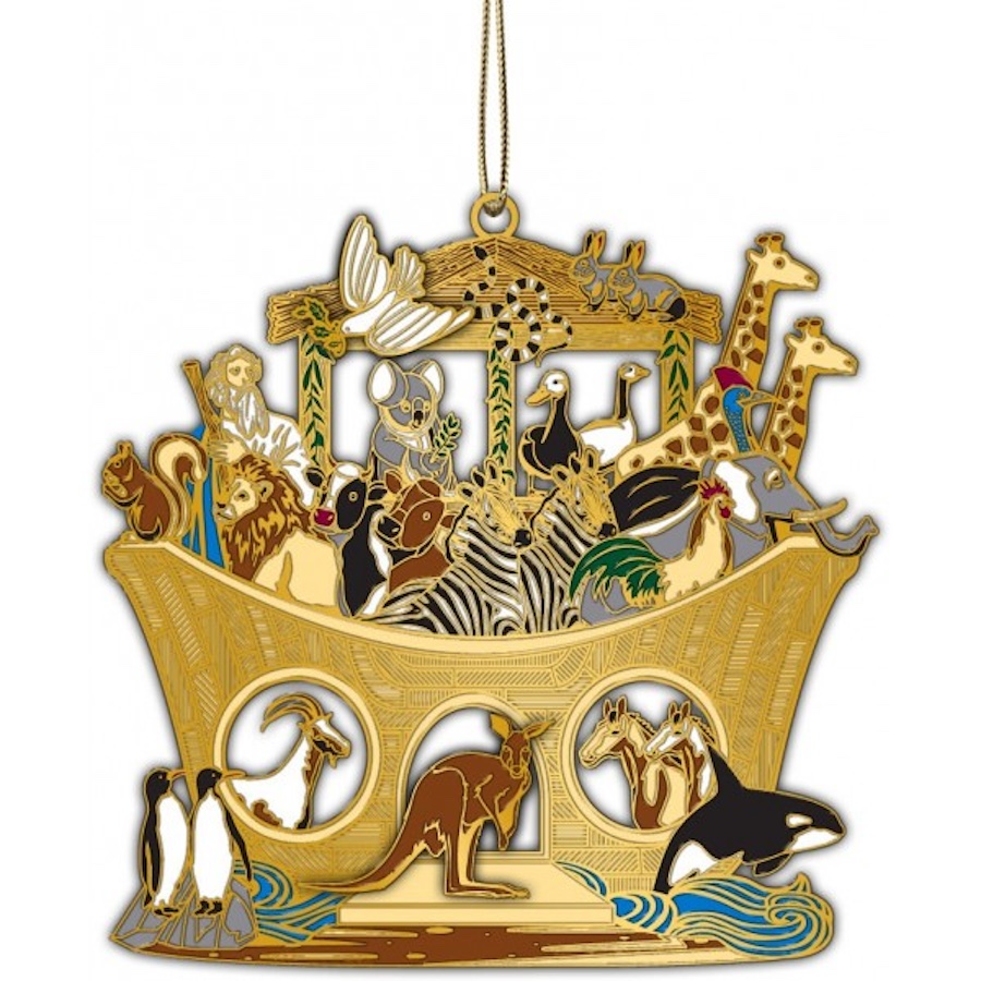 Adornment Xmas Ornament Noahs Ark