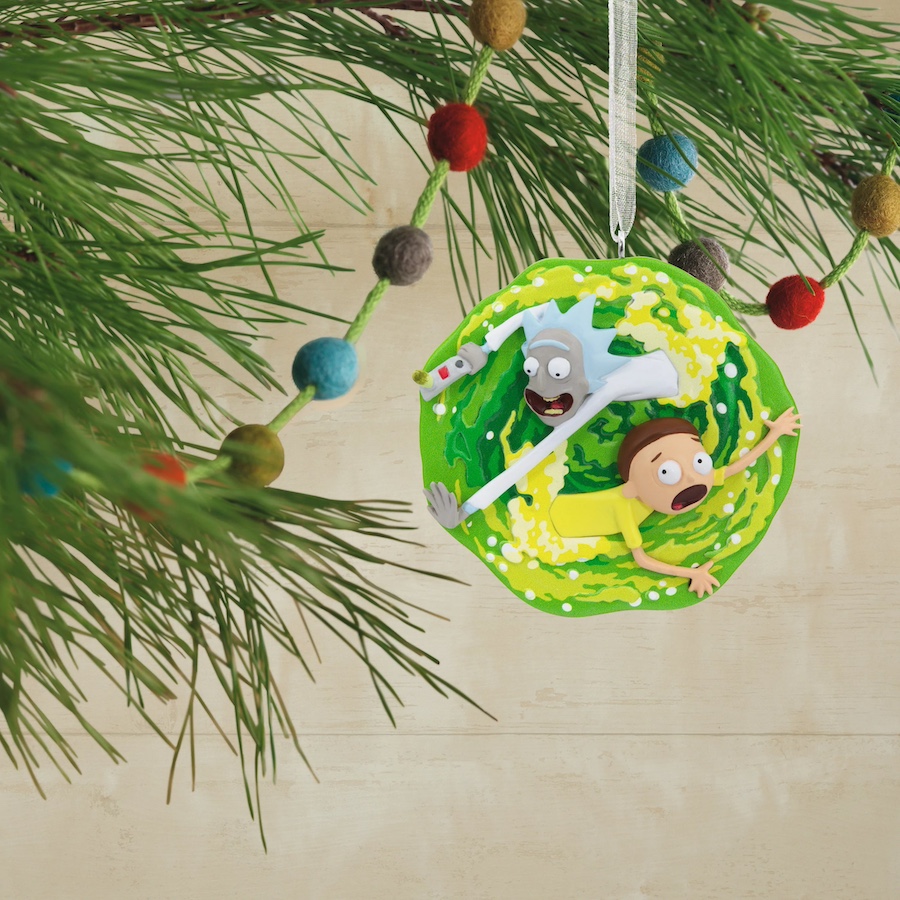 Hallmark Rick And Morty Christmas Ornament