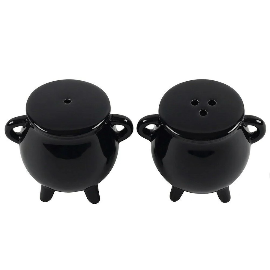 Cauldron Salt and Pepper Cruet Set