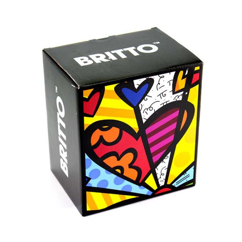Romero Britto Creamer And Sugar Set Flower