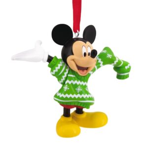 Hallmark Christmas Ornament Mickey Mouse In Christmas Sweater