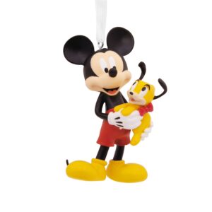 Hallmark Christmas Ornament Mickey Holding Puppy