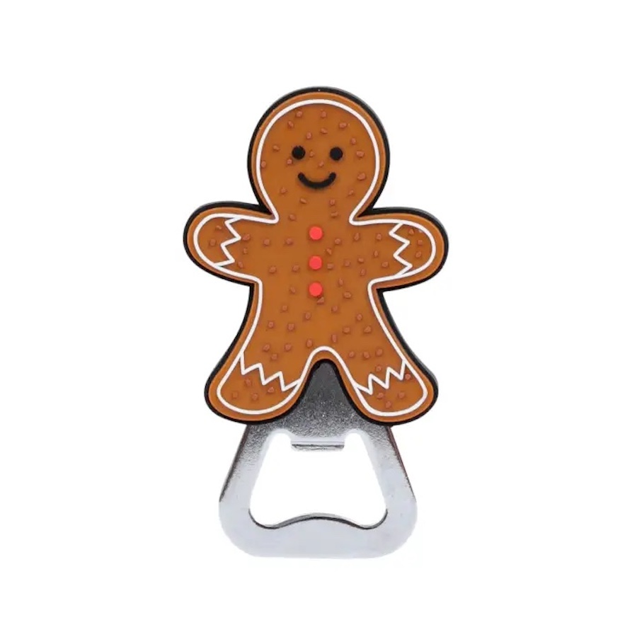 Christmas Gingerbread Man Bottle Opener