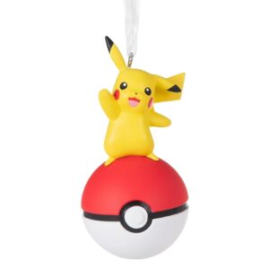 Hallmark Christmas Ornament Pokémon Pikachu on Poké Ball