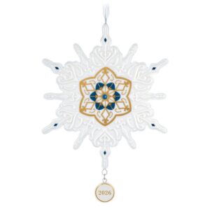 2026 Hallmark Keepsake Ornament - 2026 Snowflake Porcelain