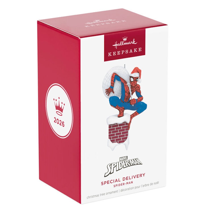 2026 Hallmark Keepsake Ornament - Marvel Spider-Man Special Delivery